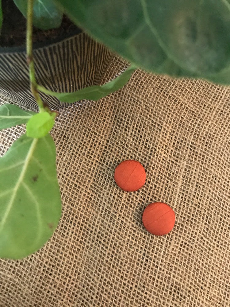 Silky Button Earrings