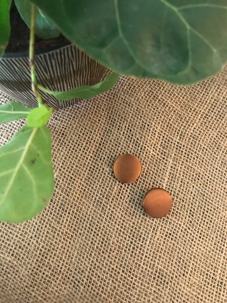 Silky Button Earrings